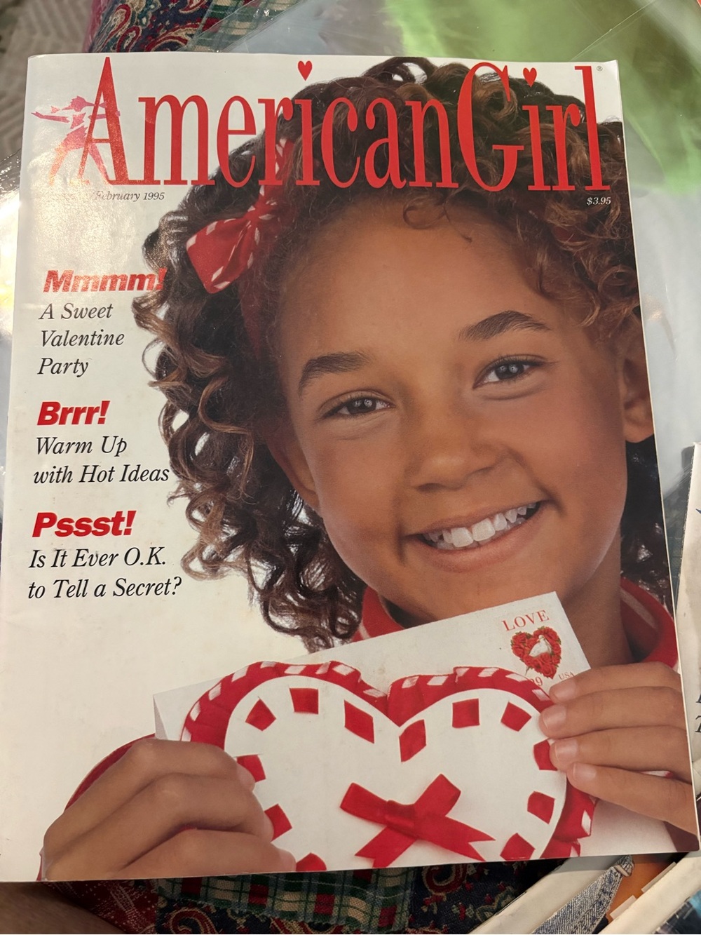 American Girl Magazine January February 1995 Paper Doll 14 Excellent Condition